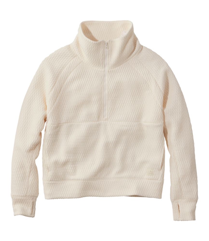 Women's Ridgeknit Half-Zip Pullover, Oversized