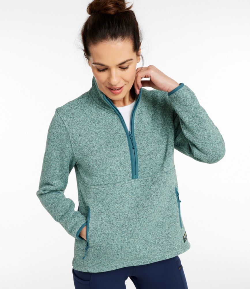 Women's L.L.Bean Sweater Fleece Half-Zip Pullover