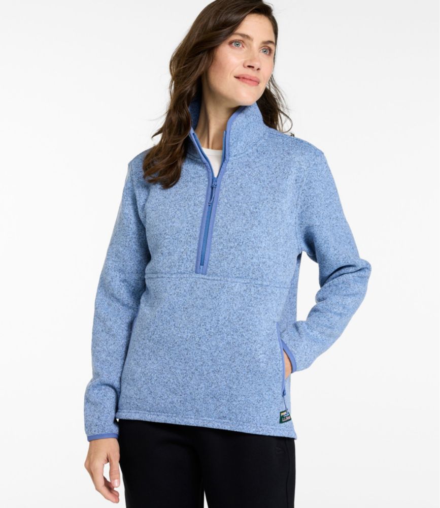 Women's L.L.Bean Sweater Fleece Half-Zip Pullover