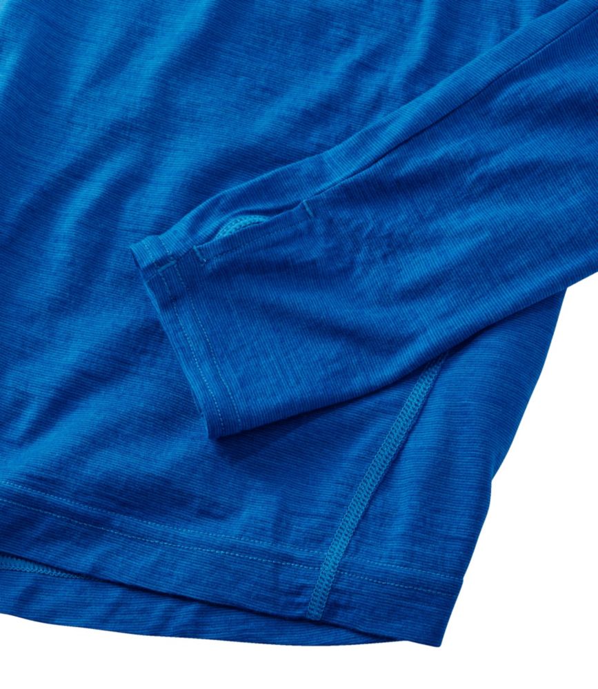 Men's Cresta Ultralight 150 Turtleneck, Stripe, Regatta Blue/Glacier Blue, small image number 6