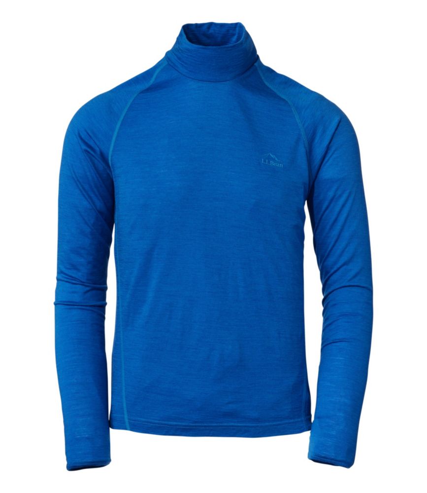 Men's Cresta Ultralight 150 Turtleneck, Stripe, Regatta Blue/Glacier Blue, small image number 1