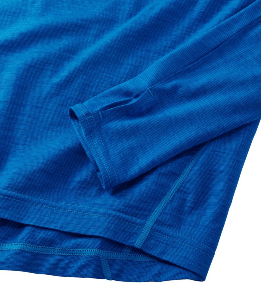 Men's Cresta Ultralight 150 Hoodie, Stripe, Regatta Blue/Glacier Blue, small image number 7