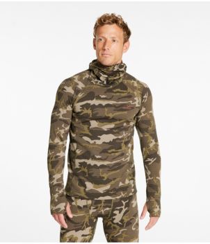 Men's L.L.Bean Heavyweight Base Layer Hoodie, Print