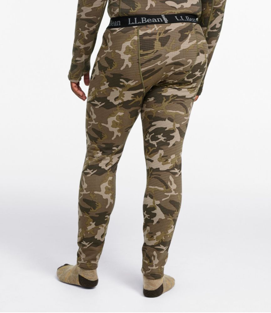 Men's L.L.Bean Heavyweight Base Layer Pant, Print, Kelp Green Camo, small image number 5