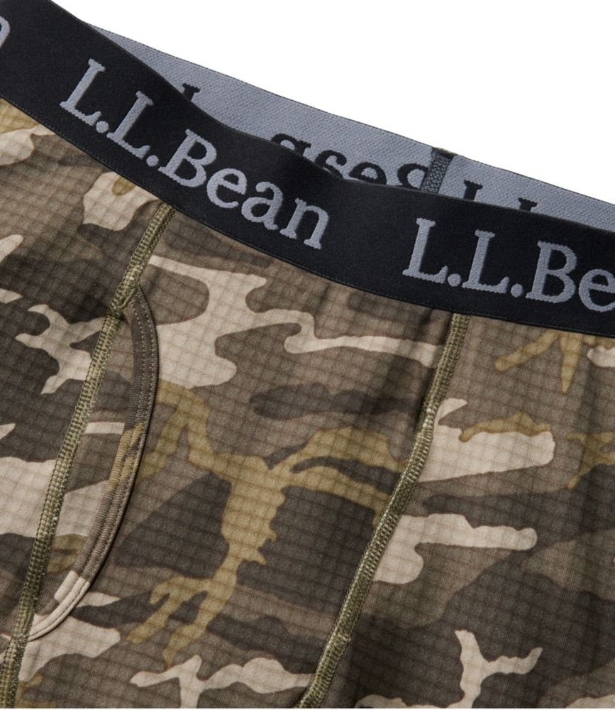 Men's L.L.Bean Heavyweight Base Layer Pant, Print, Kelp Green Camo, small image number 4