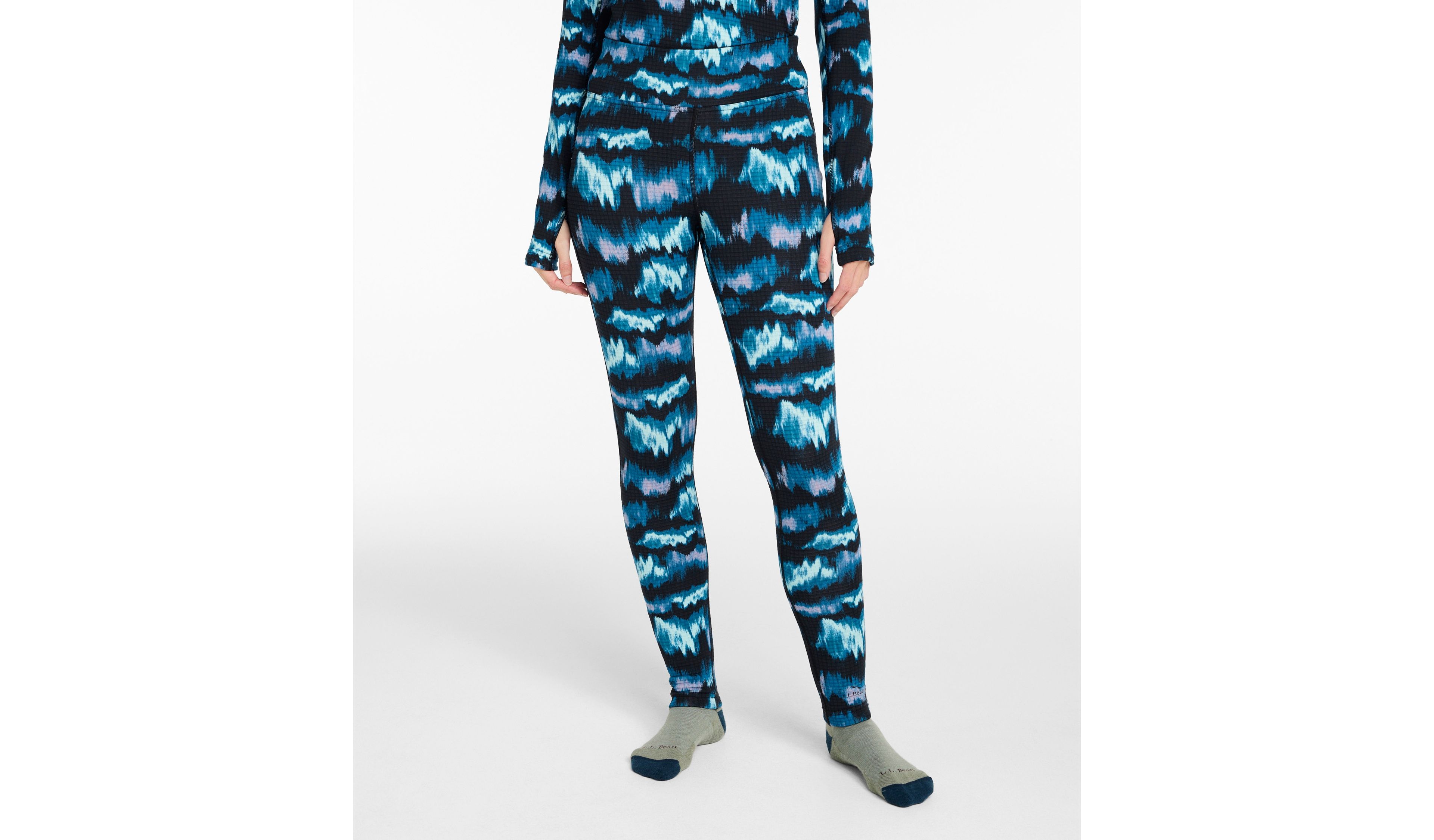 Women's L.L.Bean Heayweight Base Layer Pant, Print