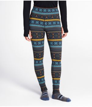 Women's L.L.Bean Heayweight Base Layer Pant, Print