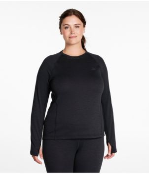 Women's L.L.Bean Midweight Base Layer Crew Top, New