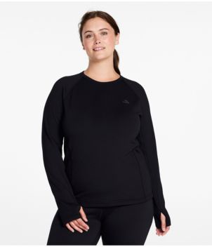 Women's L.L.Bean Heavyweight Base Layer Crew Top, New