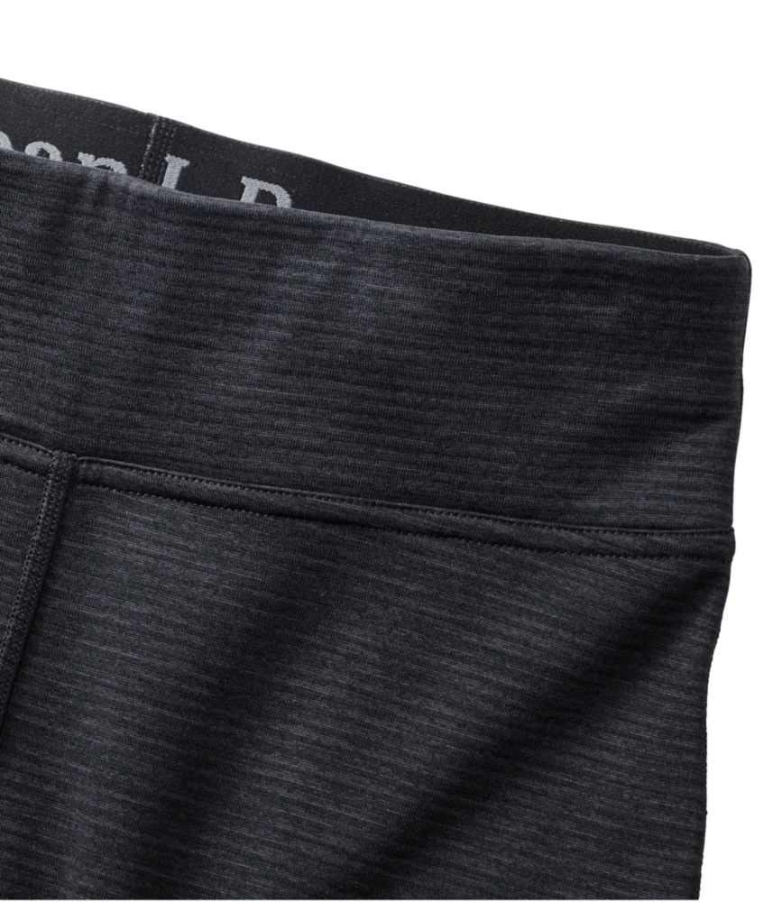Women's L.L.Bean Midweight Base Layer Pants, Midnight Black, small image number 4