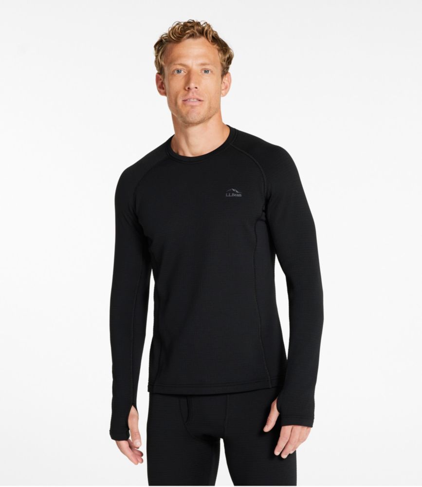 Men's L.L.Bean Heavyweight Base Layer Crew Top | Underwear & Boxers at L.L.Bean