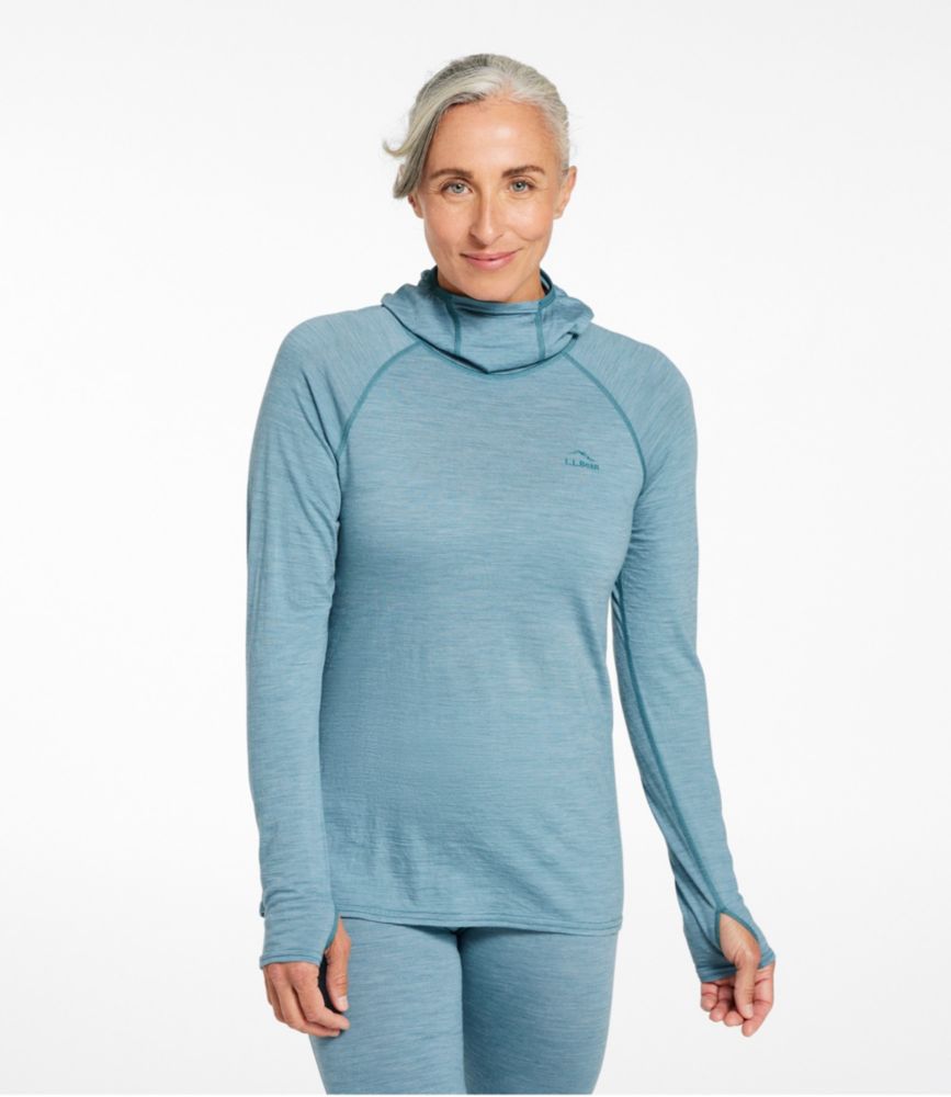 Women's Cresta Ultralight 150 Hoodie, Stripe, Ocean Waves/Storm Teal, small image number 2