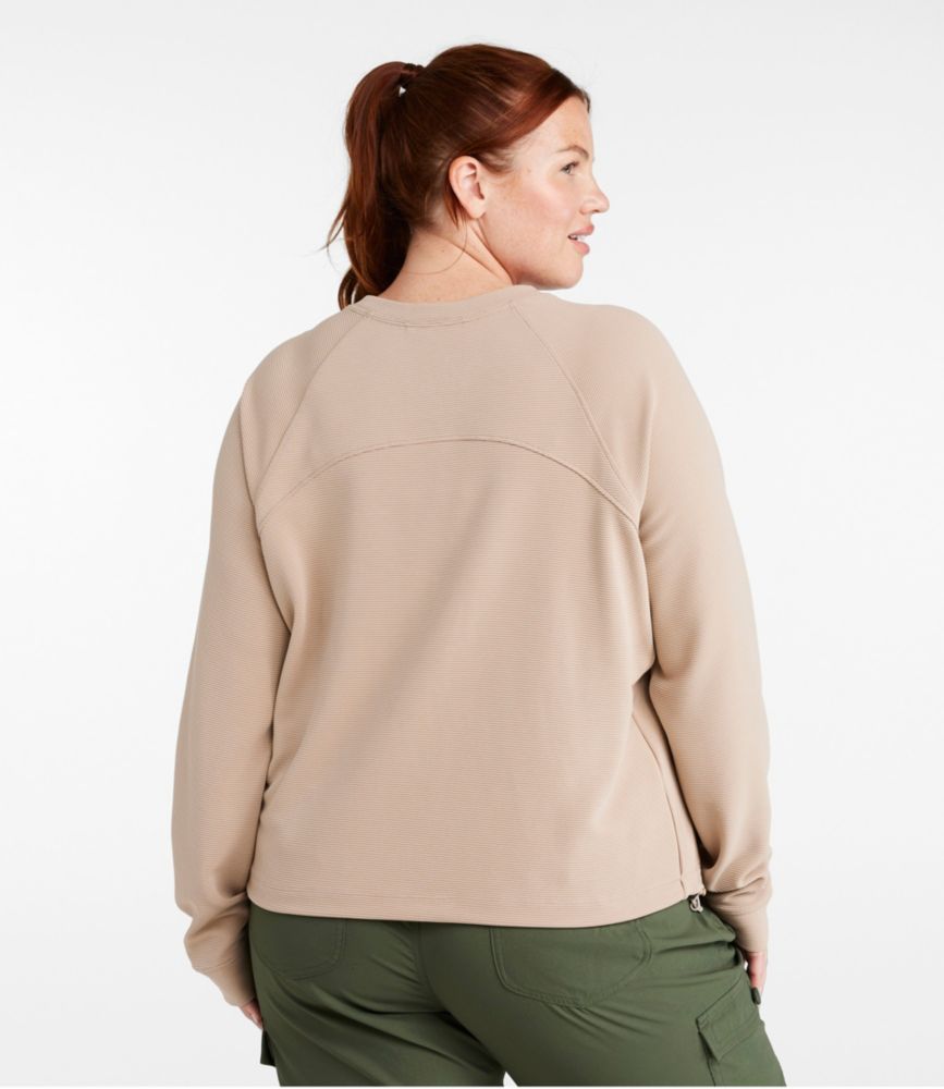 Women's VentureStretch Ottoman-Rib Pullover, Cropped