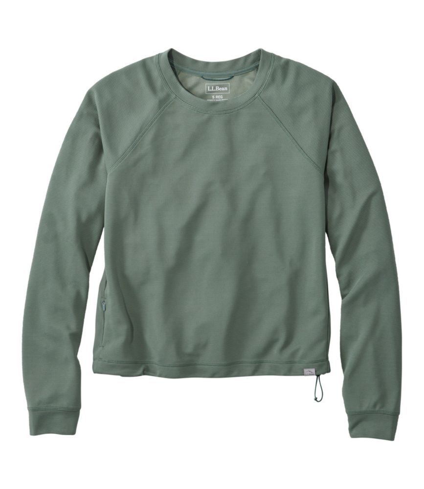 Women's VentureStretch Ottoman-Rib Pullover, Cropped