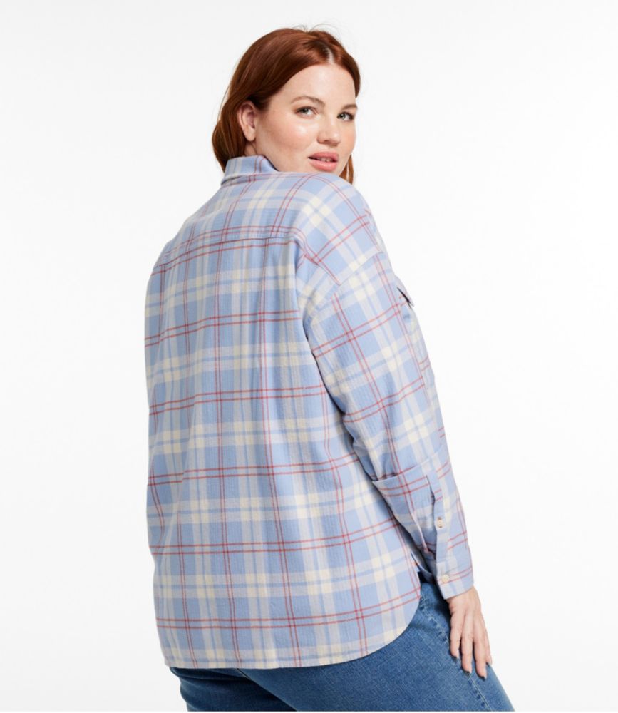 Women's Signature Camp Flannel Shirt, Slate Brown, small image number 3