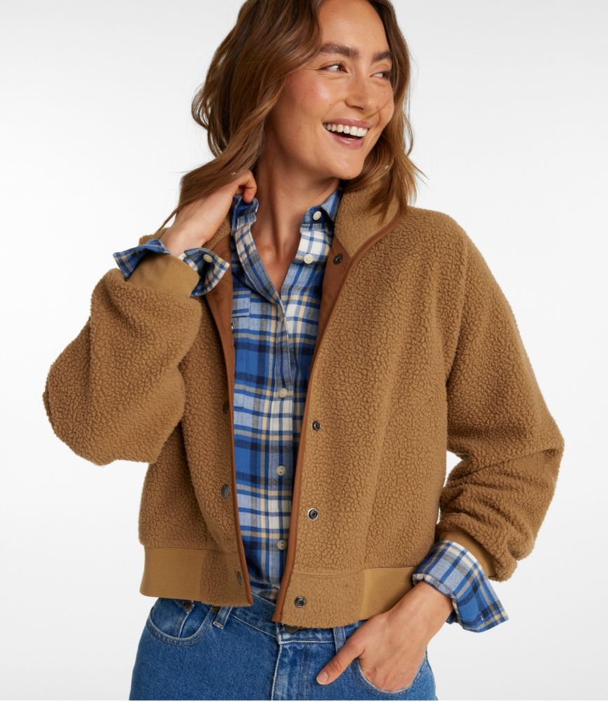 Women's Signature Camp Flannel Shirt, Slate Brown, small image number 4