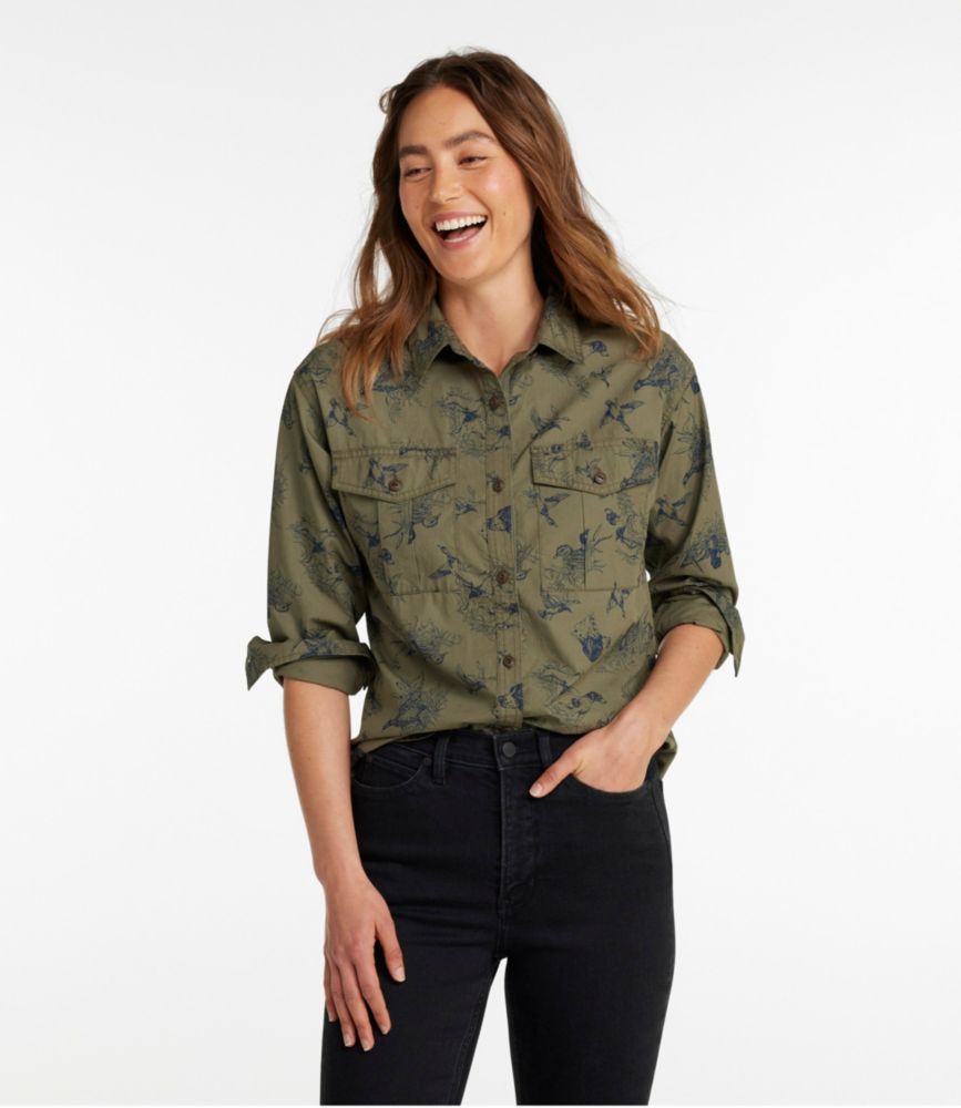 Women's Signature Soft Poplin Shirt, Novelty