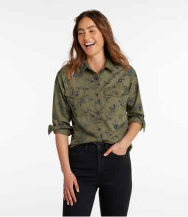 Women's Signature Soft Poplin Shirt, Novelty