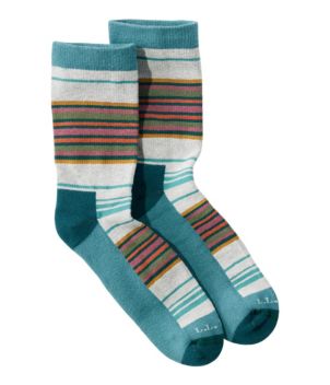 Adults' Wicked Soft Cotton Socks, Multi Stripe, New