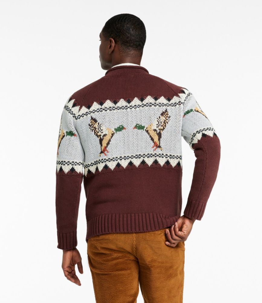 Men's Signature Organic Cotton Rollneck Sweater, Fair Isle