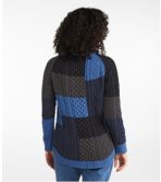 Women's Signature Cotton Fisherman Tunic Sweater, Patchwork