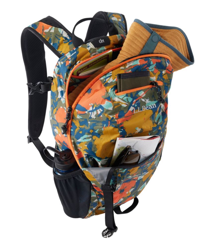 L.L.Bean Stowaway Pack, Print, Light Loden Multi, small image number 4