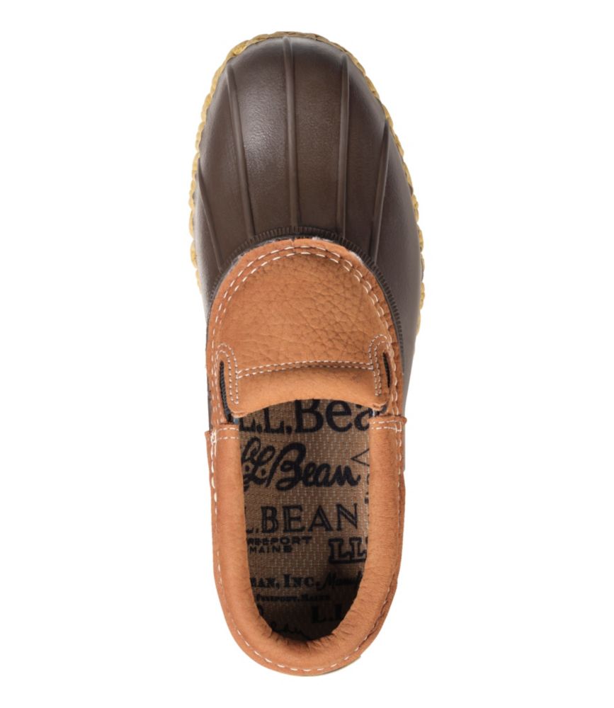 Men's Bean Boots, Slip-On Rubber Mocs, Allspice/Bean Boot Brown/Gum, small image number 4