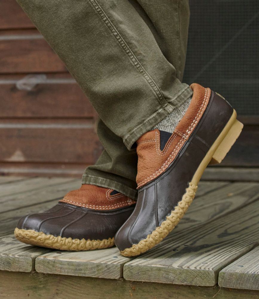 Men's Bean Boots, Slip-On Rubber Mocs