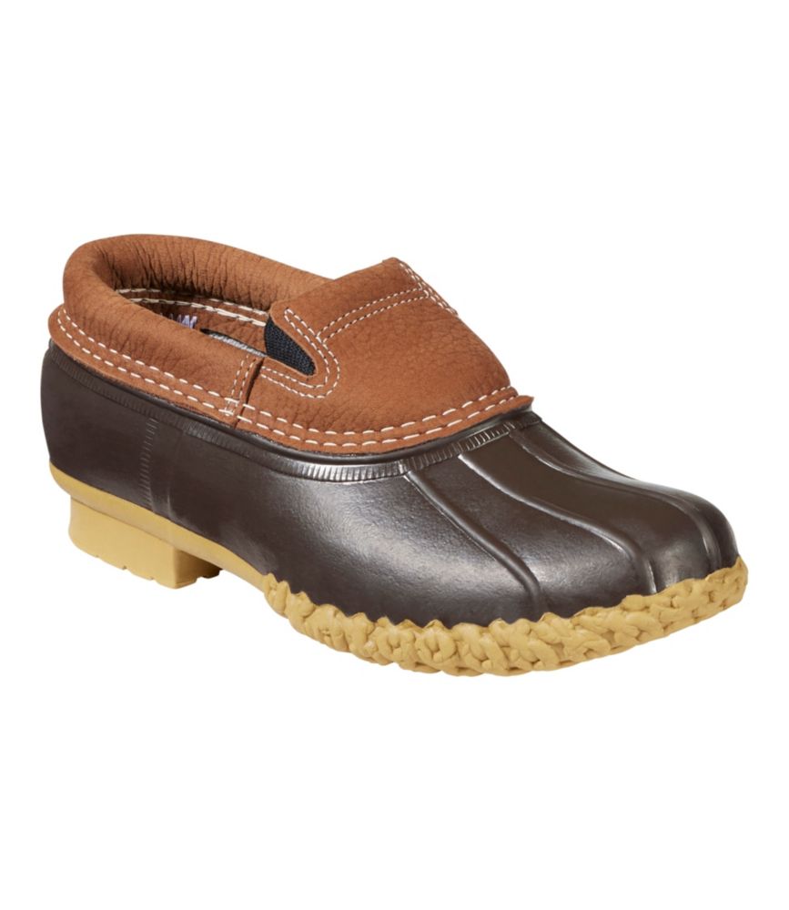 Women's Bean Boots, Slip-On Rubber Mocs, Allspice/Bean Boot Brown/Gum, small image number 6