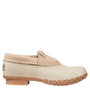 Women's Bean Boots, Slip-On Rubber Mocs