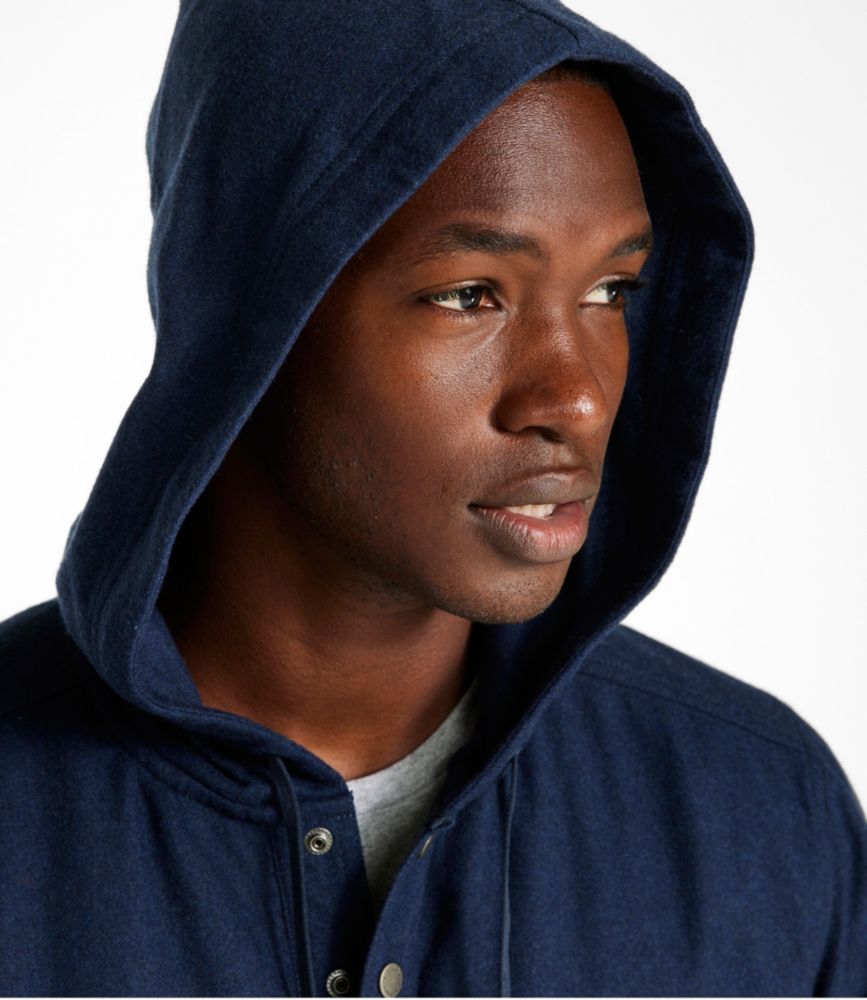 Men's Maine Guide Wool Anorak, Navy, small image number 4