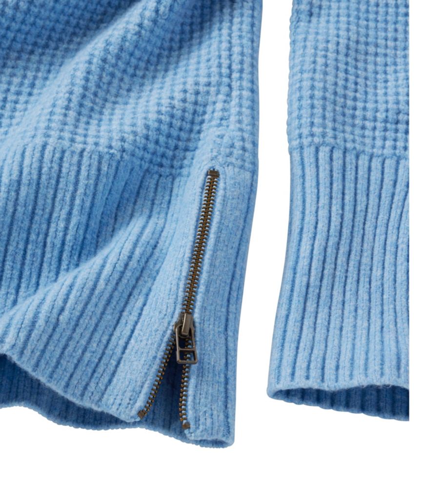 Women's SuperSoft Waffle Sweater, Crewneck, Adobe Rose, small image number 5
