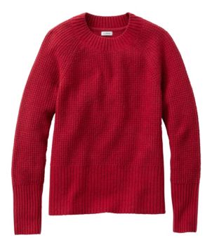 Women's SuperSoft Waffle Sweater, Crewneck