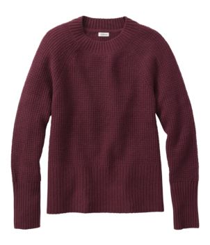 Women's SuperSoft Waffle Sweater, Crewneck