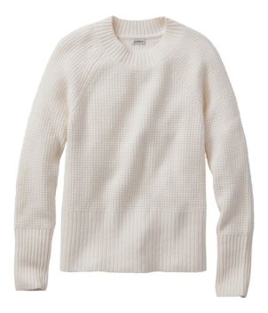 Women's SuperSoft Waffle Sweater, Crewneck