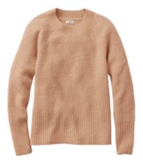 Women's Sunwashed Waffle Sweater, Pullover