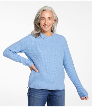 Women's SuperSoft Waffle Sweater, Crewneck