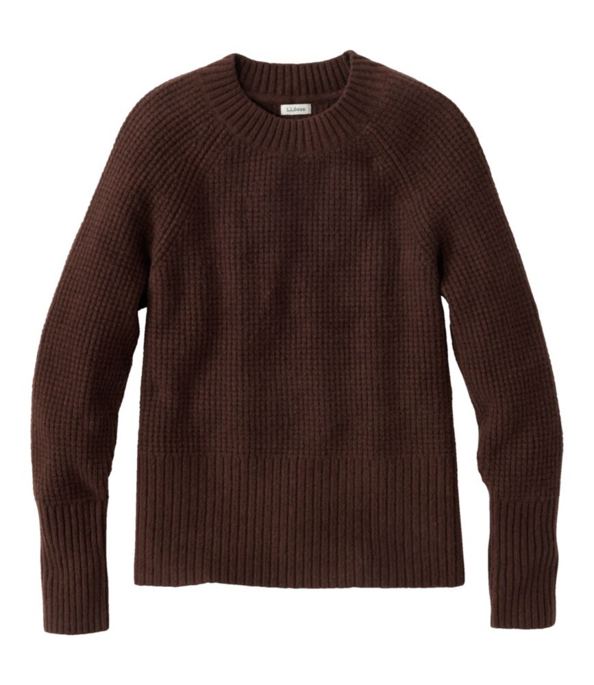 Women's SuperSoft Waffle Sweater, Crewneck