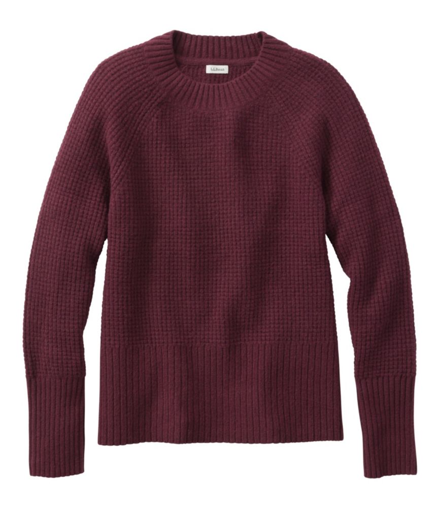 Women's SuperSoft Waffle Sweater, Crewneck