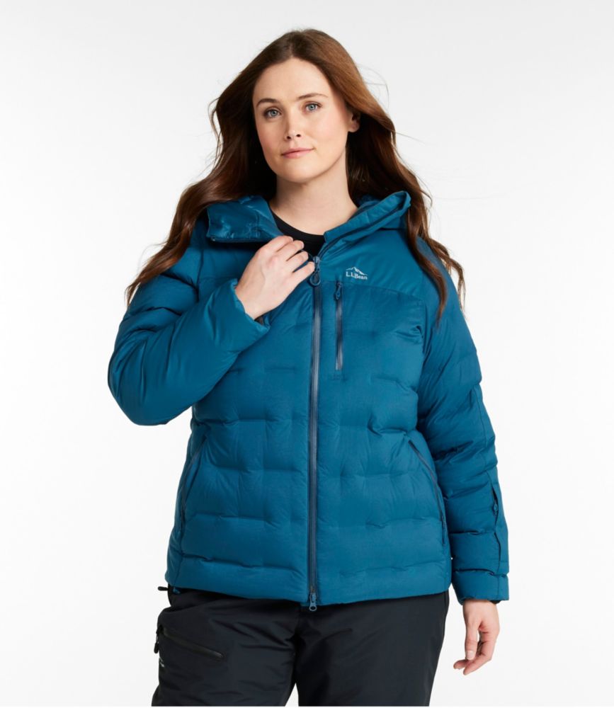 Women's Wind Challenger Stretch Down Jacket, Midnight Black, small image number 2