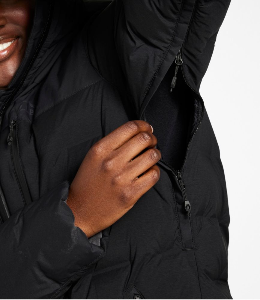 Women's Wind Challenger Stretch Down Jacket, Midnight Black, small image number 8