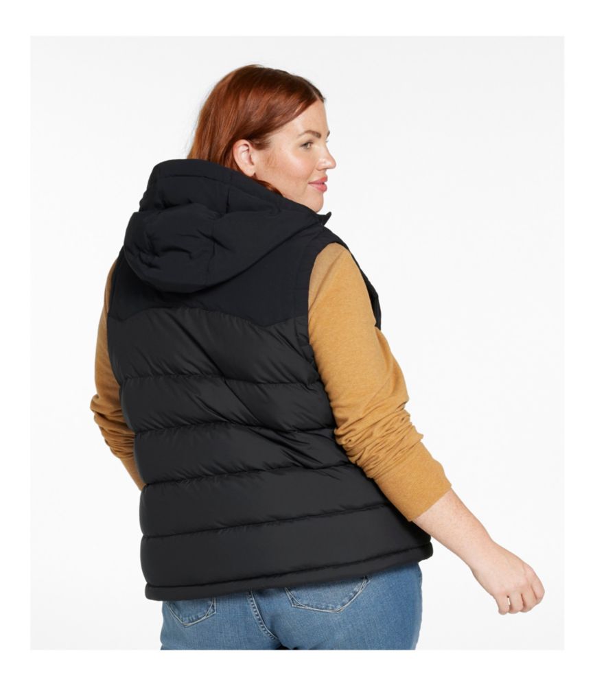 Women's Mountain Classic Hooded Down Vest, Sienna Brick/Deep Rosewood, small image number 3