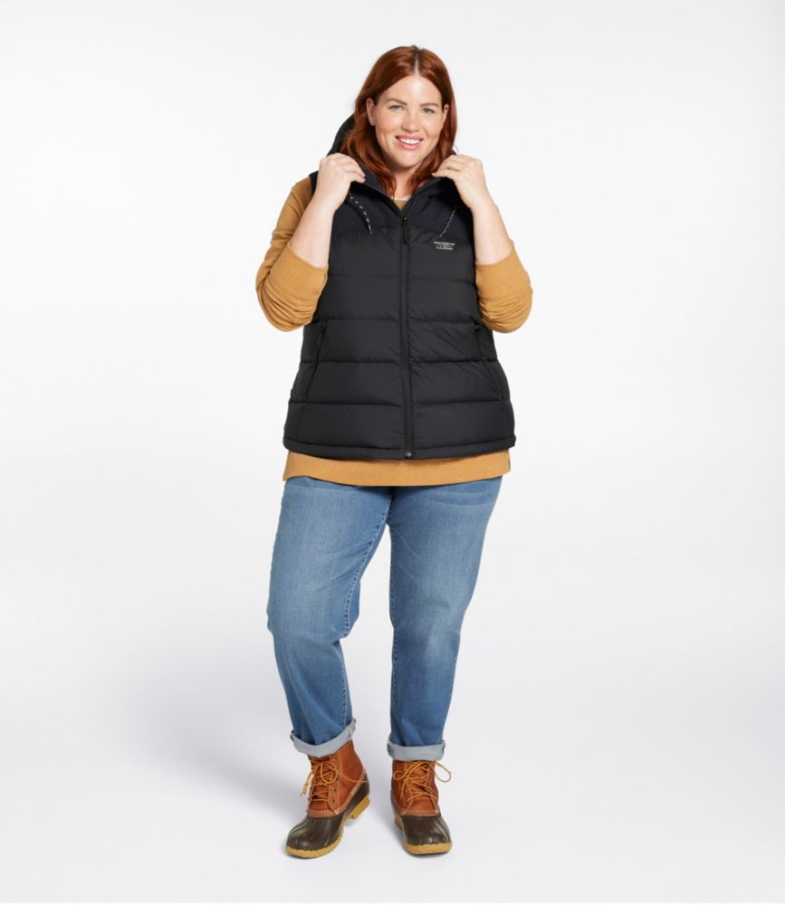 Women's Mountain Classic Hooded Down Vest, Sienna Brick/Deep Rosewood, small image number 4