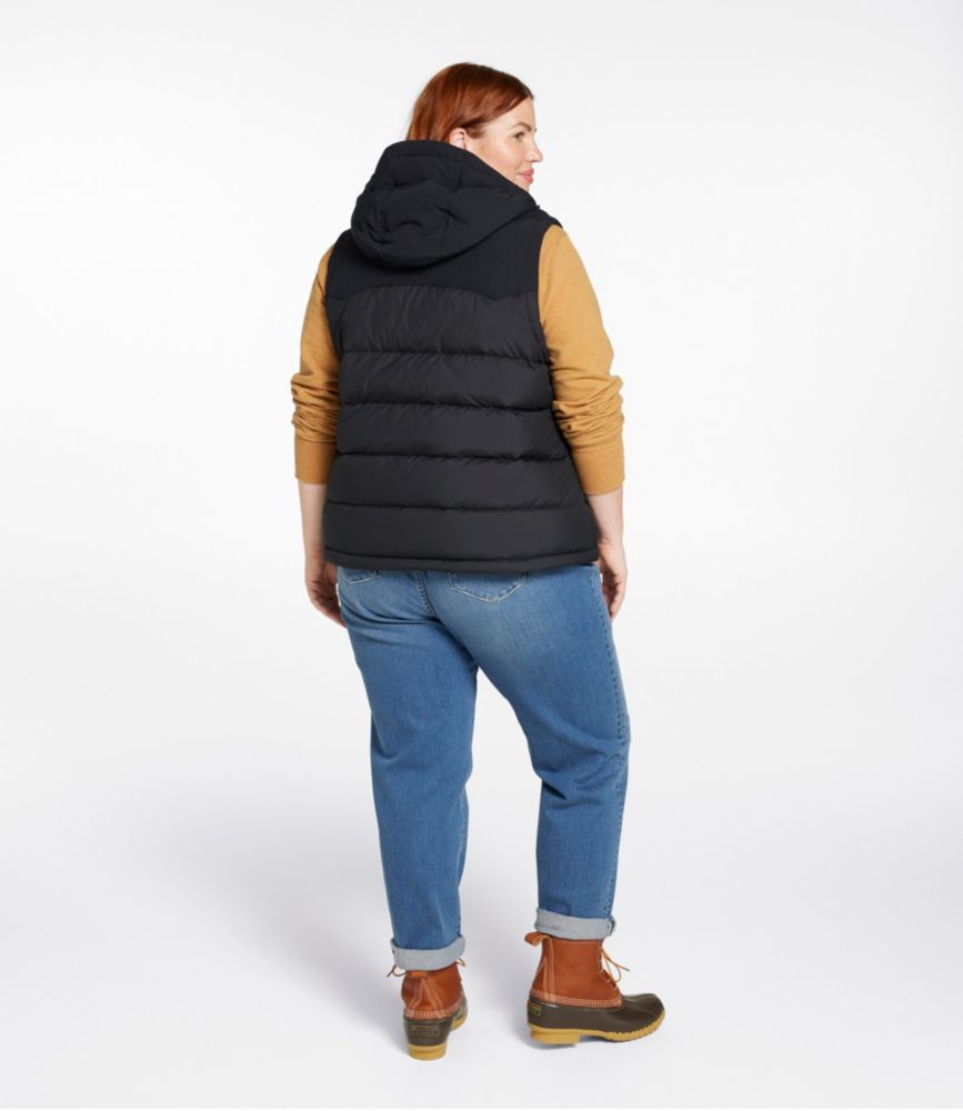 Women's Mountain Classic Hooded Down Vest, Sienna Brick/Deep Rosewood, small image number 5