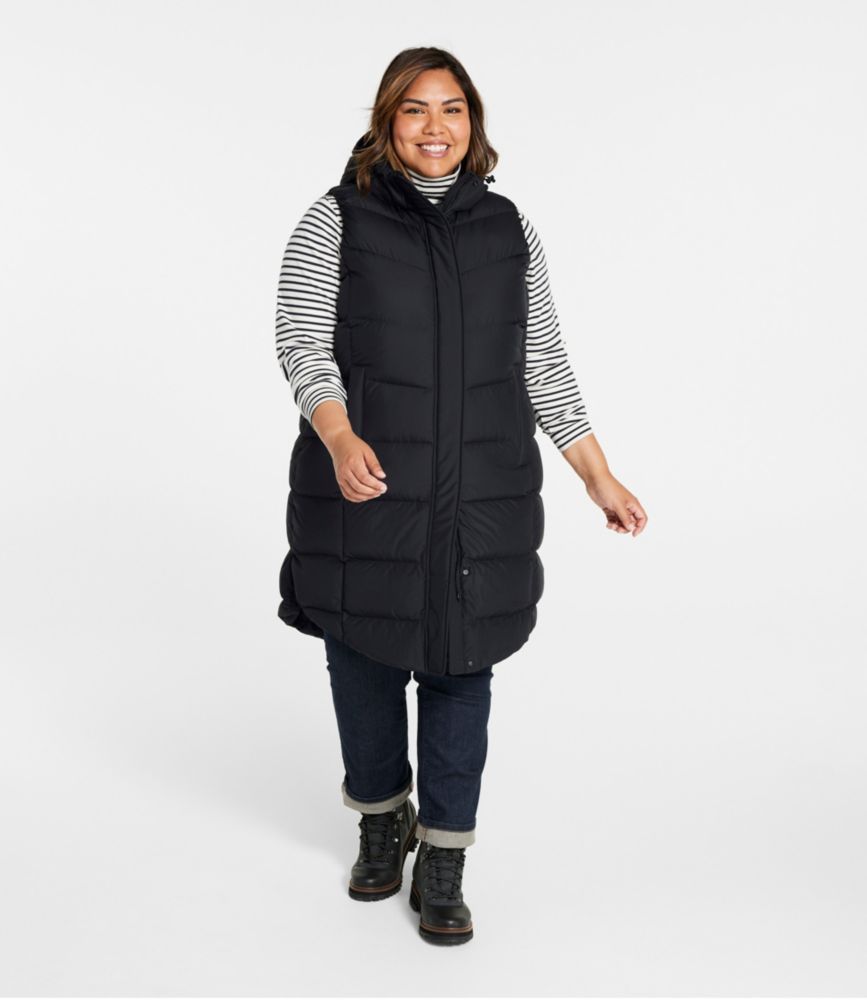 Women's Popham Puffer Long Vest, Shore, small image number 4