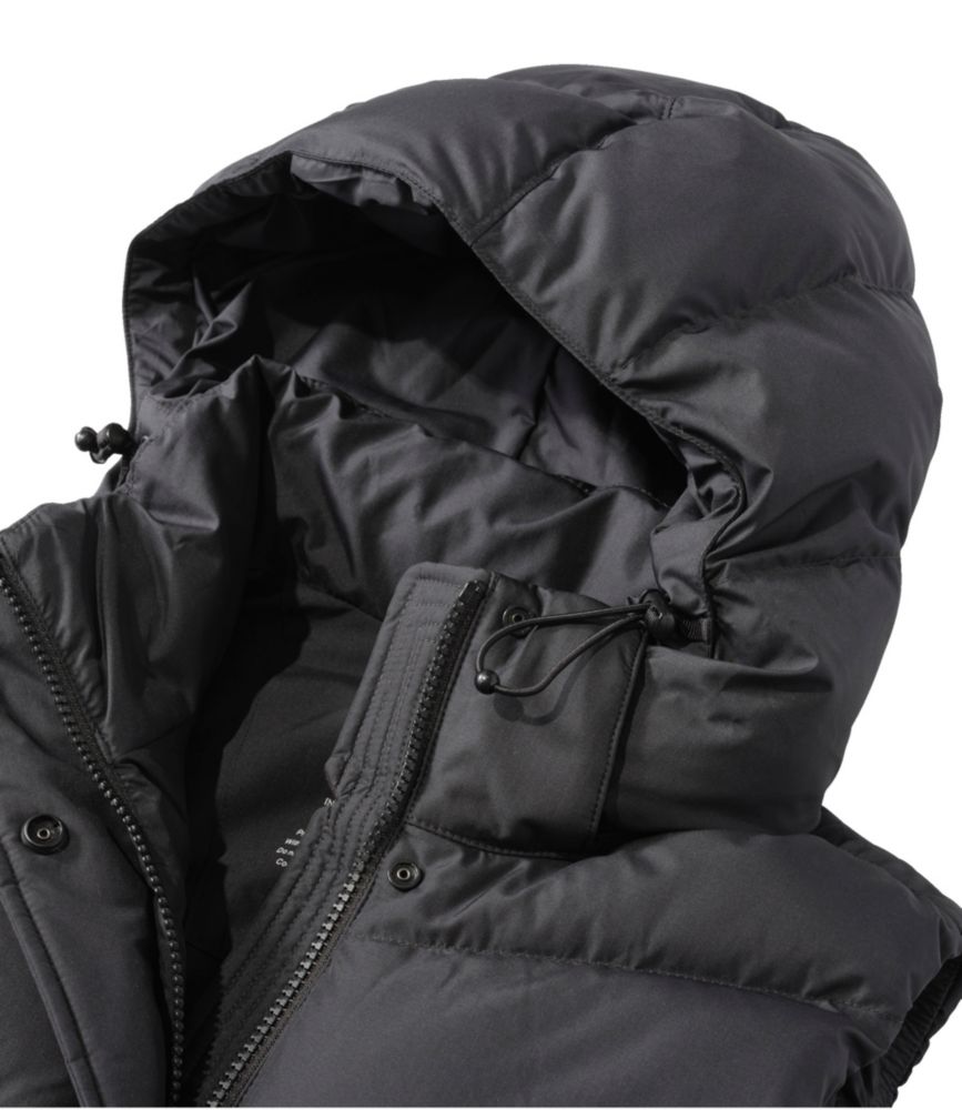 Women's Popham Puffer Long Vest, Midnight Black, small image number 9