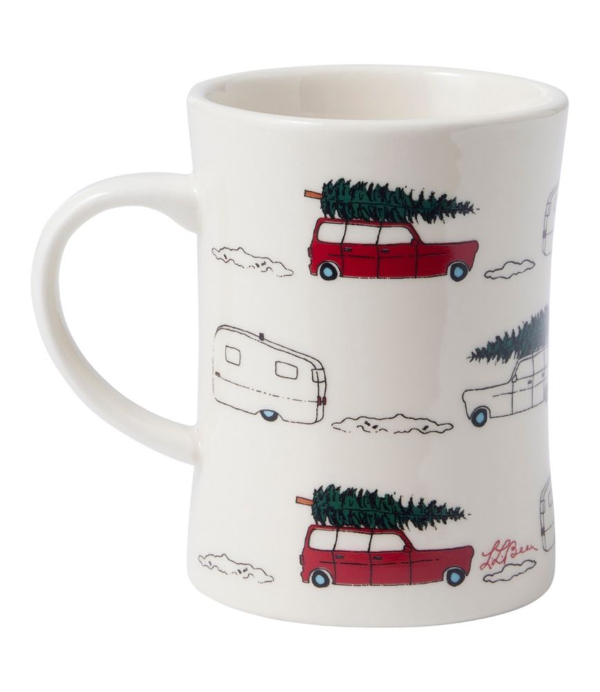 Holiday L.L.Bean Car with Tree Diner Mug