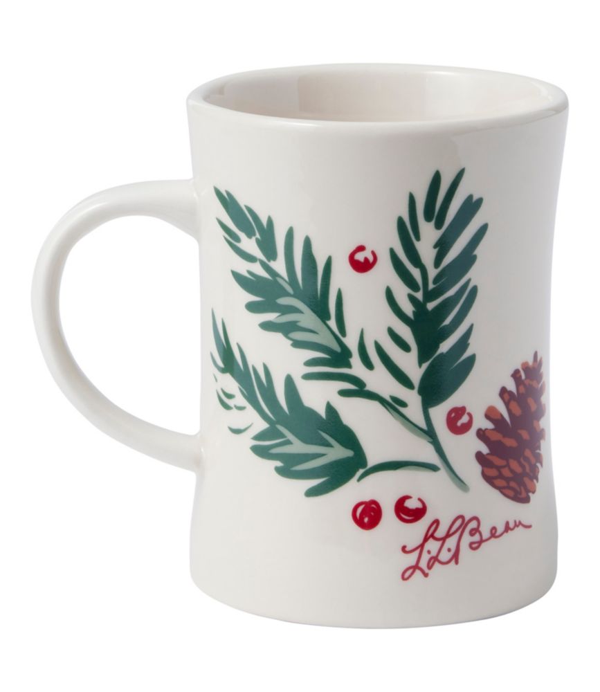 Holiday Pinecone Diner Mug, Multi, small image number 1