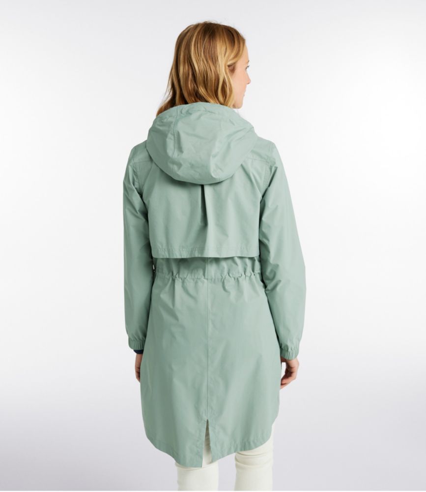 Women's Wharf Street Rain Coat, Faded Sage, small image number 3