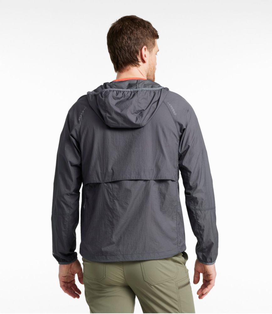 Men's Stowaway Windbreaker, Iron, small image number 3